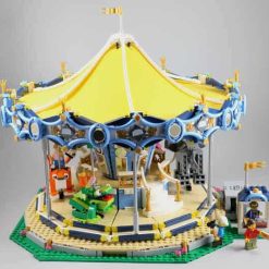 The Carousel 10257 Theme Park Street View Ideas Creator Expert Series 2670Pcs Modular Building Blocks Kids Toy SX6016 15036 19084 80005 The Carousel 10257 Theme Park Street View Ideas Creator Expert Series 2670Pcs Modular Building Blocks Kids Toy SX6016 15036 19084 80005 - Image 2