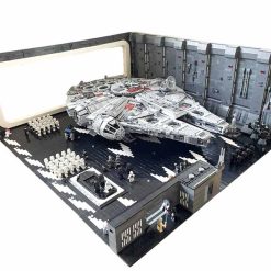 Docking Bay 327 for Star Wars Millennium Falcon 75192 05132 UCS Brick Figures Scale MOC 7857Pcs Building Blocks Bricks Kids Toy Docking Bay 327 Star Wars millennium Falcon 75192 King Lepin 05132 Space Ship Building blocks Kids Toys
