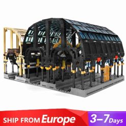 Mould King 12001 Harry Potter 93/4 Railway station Platform Building blocks kids toys