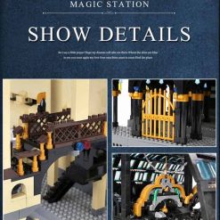 Mould King Harry Potter Railway Train Station 12011 Magic 9¾ Platform Witchcraft and Wizardry 3318Pcs Building Blocks Bricks Kids Toy Gift Mould King Harry Potter Railway Train Station 12011 Magic 9¾ Platform Witchcraft and Wizardry 3318Pcs Building Blocks Bricks Kids Toy Gift - Image 5