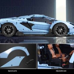 Mould King 13056 Lamborghini Sian FKP 37 Technic Hyper Race Car 3868Pcs Building Blocks Bricks Kids Toy Gift Mould King 13056 Lamborghini Sian FKP 37 Technic Hyper Race Car 3868Pcs Building Blocks Bricks Kids Toy Gift - Image 2
