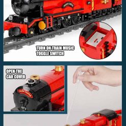 Mould King Harry Potter Hogwarts Express Train YX-12010 Magic With Motor 2086Pcs Building Blocks Bricks Kids Toy Mould King Harry Potter Hogwarts Express Train YX-12010 Magic With Motor 2086Pcs Building Blocks Bricks Kids Toy - Image 5
