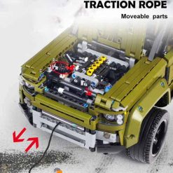 Mould King Land Rover Defender Technic 13175 Creator Off Road SUV Defender Race Car 2758Pcs Building Blocks Kids Toy Gift Mould King Land Rover Defender Technic 13175 Creator Off Road SUV Defender Race Car 2758Pcs Building Blocks Kids Toy Gift - Image 7