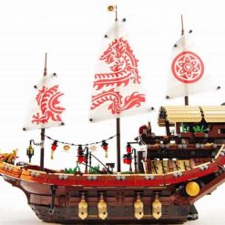 Ninjago Movie 70618 Destiny's Bounty Ship Masters of Spinjitzu 2455Pcs Building Blocks Bricks Kids Toy ZM82203 06057 82203 19059 Ninjago Destiny's Bounty Ship 70618 Lepin 06057 Building Blocks Kids Toys