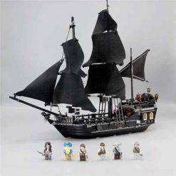 Pirates of the Caribbean Black Pearl 4184 Captain Jack Sparrow Pirate Ship 804Pcs Building Blocks Bricks Kids Toy 9009 180045 4184 16006 Pirates of the Caribbean Black Pearl 4184 Captain Jack Sparrow Pirate Ship 804Pcs Building Blocks Bricks Kids Toy 9009 180045 4184 16006 - Image 2