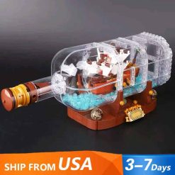 Pirates of the Caribbean Ship in Bottle 21313 Lepin 11050 Pirate ship building Blocks