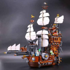 Metlabeard's Sea cow 70810 Lepin 16002 Pirates of the Caribbean Pirate Ship Ideas Creator Building Blocks Kids Toy