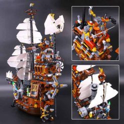 Pirates of the Caribbean MetalBeard's Sea Cow 70810 Pirate Ship 2791Pcs Building Blocks Bricks Kids Toy Gifts 16002 Pirates of the Caribbean MetalBeard's Sea Cow 70810 Pirate Ship 2791Pcs Building Blocks Bricks Kids Toy Gifts 16002 - Image 6
