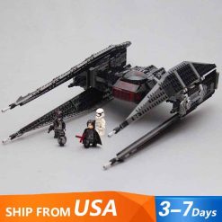 Star Wars Kylo Ren's Tie Fighter 75179 05127 10907 Space Ship Building Blocks Kids Toy