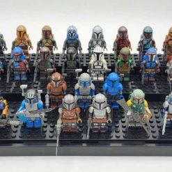 Star Wars Mandalorian Army 25 Brick Figures Boba Fett Pre Viszla Bo Katan Collection Kids Toys Star Wars Mandalorian Army 25 Brick Figures Boba Fett Pre Viszla Bo Katan Collection Kids Toys - Image 3