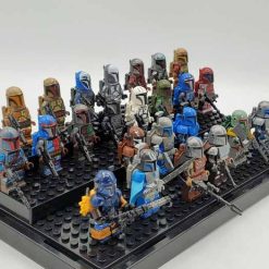 Star Wars Mandalorian Army 25 Brick Figures Boba Fett Pre Viszla Bo Katan Collection Kids Toys Star Wars Mandalorian Army 25 Brick Figures Boba Fett Pre Viszla Bo Katan Collection Kids Toys - Image 2