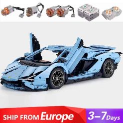 Mould King 13056 Lamborghini Sian FKP 37 Technic Ideas Creator Building Blocks Kids Toys