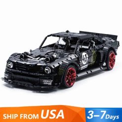 Mould King 13108 Ford Mustang Hoonicorn Technic Rally Race Car ideas creator Building Blocks Kids Toys