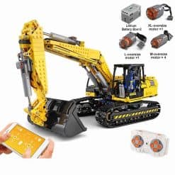 Mould King 13112 Excavator Truck Mechanical Digger Technic Remote Control Building blocks Kids Toy