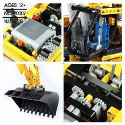 Mould King 13112 Excavator Truck Mechanical Digger Motorized Technic Remote Control 1830Pcs Building Blocks Bricks Kids Toy Gift Mould King 13112 Excavator Truck Mechanical Digger Technic Remote Control Building blocks Kids Toy
