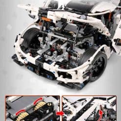 Mould King 13120 Koenigsegg One:1 Hyper Sports Car MOC 4789 Technic 3063Pcs Building Blocks Kids Toy Gift Mould King 13120 Koenigsegg One:1 Hyper Sports Car MOC 4789 Technic 3063Pcs Building Blocks Kids Toy Gift - Image 6