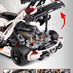 Mould King 13120 Koenigsegg One:1 Hyper Sports Car MOC 4789 Technic 3063Pcs Building Blocks Kids Toy Gift Mould King 13120 Koenigsegg One:1 Hyper Sports Car MOC 4789 Technic 3063Pcs Building Blocks Kids Toy Gift - Image 5