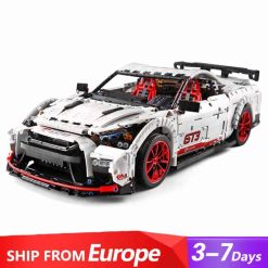 Nissan GTR GT3 Mould King 13172 Super Sport Car Technic Building Blocks Kids Toys