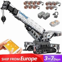Mould King 17002 Liebherr LTR 11200 Construction Crane Technic LEGO building blocks kids Toys