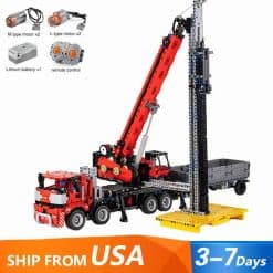 Mould King 17003 All Terrain Pilling Platform Remote Control Technic Building Blocks Kids Toys