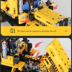 Mould King 17011 Tow Truck Technic High Tech Crane 1250Pcs Building Blocks Bricks Kids Toy Gift Mould King 17011 Tow Truck Technic Crane Building Blocks Kids Toys