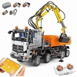Mould King 19007 Pneumatic Truck Mercedes Benz Motorized Technic Building Blocks Kids Toys