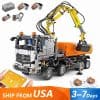 Mould King 19007 Pneumatic Truck Mercedes Benz Motorized Technic Building Blocks Kids Toys