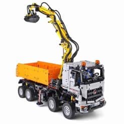 Mould King 19007 Mercedes Benz Arocs Pneumatic Truck Motorized Technic Remote Control 2819Pcs Building Blocks Bricks Kids Toy Mould King 19007 Pneumatic Truck Mercedes Benz Motorized Technic Building Blocks Kids Toys