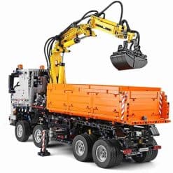 Mould King 19007 Mercedes Benz Arocs Pneumatic Truck Motorized Technic Remote Control 2819Pcs Building Blocks Bricks Kids Toy Mould King 19007 Pneumatic Truck Mercedes Benz Motorized Technic Building Blocks Kids Toys