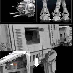 Mould King 21015 Star Wars Mandalorian AT AT Walker With Interior UCS 6919Pcs Building Blocks Kids Toy Gift 75313 Mould King 21015 Star Wars Mandalorian AT AT Walker With Interior UCS 6919Pcs Building Blocks Kids Toy Gift 75313 - Image 4