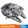 Mould King 21026 Star Wars Millennium Falcon ROTJ Mark 2 UCS Star Destroyer LEGO 75192 Lepin 05132 Building Blocks Kids Toys Gift