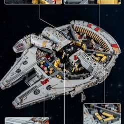 Mould King 21026 Star Wars Millennium Falcon ROTJ (Mark II) UCS Star Destroyer With Interior 12688Pcs Building Blocks Kids Toy Gift 75192 05132 Mould King 21026 Star Wars Millennium Falcon ROTJ (Mark II) UCS Star Destroyer With Interior 12688Pcs Building Blocks Kids Toy Gift 75192 05132 - Image 3