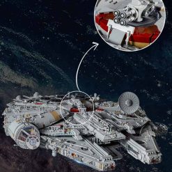 Mould King 21026 Star Wars Millennium Falcon ROTJ (Mark II) UCS Star Destroyer With Interior 12688Pcs Building Blocks Kids Toy Gift 75192 05132 Mould King 21026 Star Wars Millennium Falcon ROTJ (Mark II) UCS Star Destroyer With Interior 12688Pcs Building Blocks Kids Toy Gift 75192 05132 - Image 4