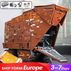 Mould King Sandcrawler 21009 Star Wars Mandalorian Jawas UCS Building Blocks