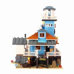 Cottage In The Sea Lighthouse PANGU PG-12002 Ideas Creator Series Street View 2375Pcs Building Blocks Kids Toy Gift Cottage In The Sea Lighthouse PANGU PG-12002 Ideas Creator Series Street View 2375Pcs Building Blocks Kids Toy Gift - Image 5