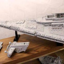 Star Wars Imperial Star Destroyer ISD Aggressor Mini Tyrant Full Interior MOC-9018 UCS 15310Pcs Building Blocks Kids Toy Gift C4346 - Image 4
