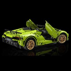 Super 18K Lamborghini Huracan Evo Spyder K131 Race Hyper Car Technic 3229Pcs Building Blocks Kids Toy Gift Super 18K Lamborghini Huracan Evo Spyder K131 Race Hyper Car Technic 3229Pcs Building Blocks Kids Toy Gift - Image 3
