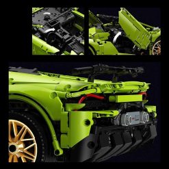 Super 18K Lamborghini Huracan Evo Spyder K131 Race Hyper Car Technic 3229Pcs Building Blocks Kids Toy Gift Super 18K Lamborghini Huracan Evo Spyder K131 Race Hyper Car Technic 3229Pcs Building Blocks Kids Toy Gift - Image 7