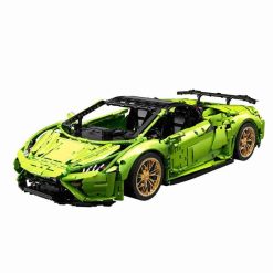 Super 18K Lamborghini Huracan Evo Spyder K131 Race Hyper Car Technic 3229Pcs Building Blocks Kids Toy Gift Super 18K Lamborghini Huracan Evo Spyder K131 Race Hyper Car Technic 3229Pcs Building Blocks Kids Toy Gift - Image 2