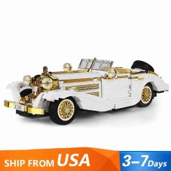 Mould King 10003 K500 Mercedes benz Technic Vintage Classical Race Car Technic Building blocks Kids Toys