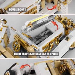 Mould King 10003 Mercedes Benz K500 Technic Vintage Race Car 868Pcs Building Blocks Bricks Kids Toy Mould King 10003 Mercedes Benz K500 Technic Vintage Race Car 868Pcs Building Blocks Bricks Kids Toy - Image 6