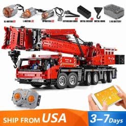 Mould King 17013 GMK Grove Mobile Crane Technic RC App control Building Blocks Kids Toy