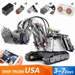 Mould King Liebherr Terex rh400 Excavator Technic Ideas Creator Building blocks Kids Toys