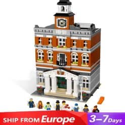 Town Hall City 10224 Street View Ideas Creator Expert Series Building Blocks Kids Toy