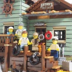 Seaside Old Fishing Store 21310 Bait Shop Ideas Creator Series Street View 2049Pcs Building Blocks Kids Toy 1147 16050 23003 K8001 1310 Old Fishing Store Anton's Bait Shop Lepin 16050 Ideas Creator Street View Building Blocks Kids Toy