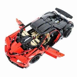 Bugatti Chiron Red Technic Super Race Car 3388A Hyper Car 3600Pcs Building Blocks Kids Toy Gift 20086 42083 Bugatti CHiron 42083 20086 3388A Technic Super Hyper Car Decool Building Blocks Kids Toy