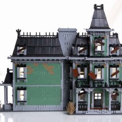 Haunted House Ghost 10228 Ideas Creator Series Street View 2141Pcs Building Blocks Kids Toy Gift 16007 Haunted House Lepin 16007 Ideas Building Blocks Kids Toy