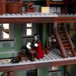 Haunted House Ghost 10228 Ideas Creator Series Street View 2141Pcs Building Blocks Kids Toy Gift 16007 Haunted House Lepin 16007 Ideas Building Blocks Kids Toy