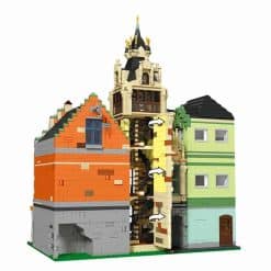 Clock Tower Square Jiestar 89103 City Street View Ideas Creator Expert Series 7020Pcs Modular Building Blocks Kids Toy Gift JIESTAR 89103 Clock Tower Square City Street View Ideas Creator Modular Building Blocks Kids Toys