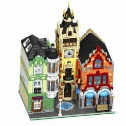 Clock Tower Square Jiestar 89103 City Street View Ideas Creator Expert Series 7020Pcs Modular Building Blocks Kids Toy Gift JIESTAR 89103 Clock Tower Square City Street View Ideas Creator Modular Building Blocks Kids Toys